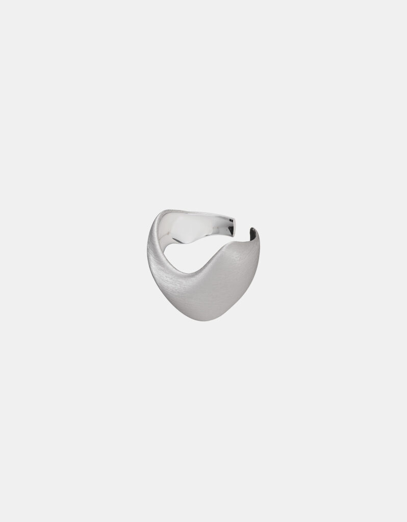 Ear Cuff, 925 Sterling Silver, Matte Finish - Galaxy