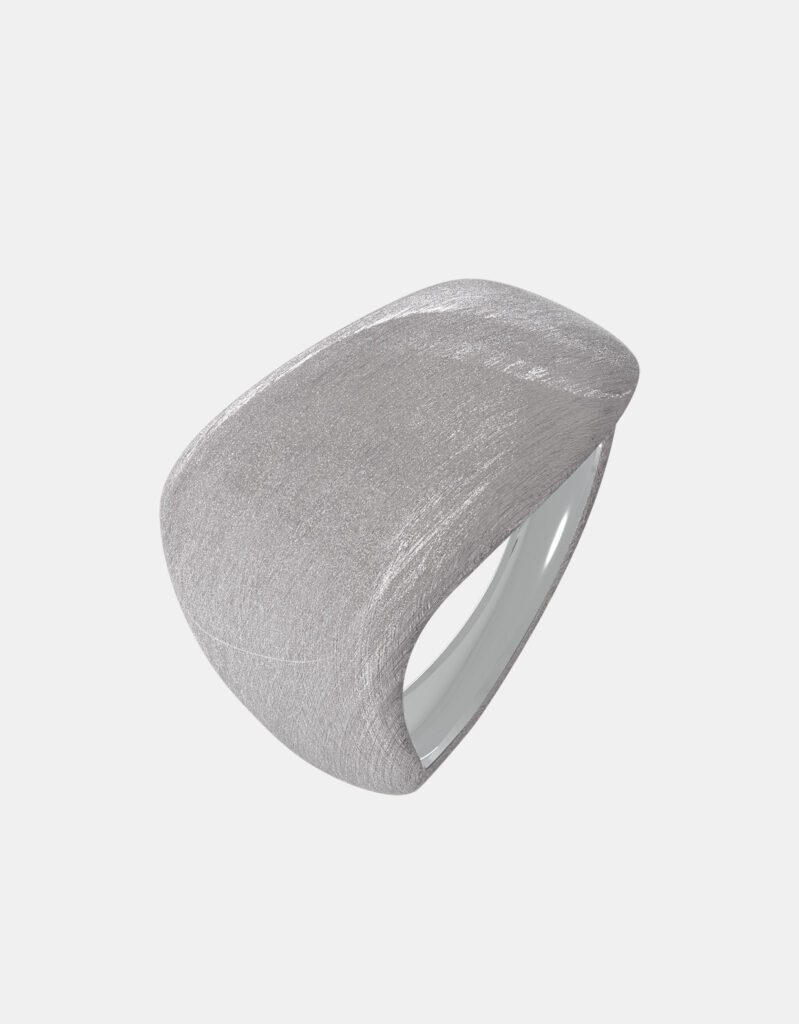 Ring, 925 Sterling Silver, Matte Finish - Galaxy L