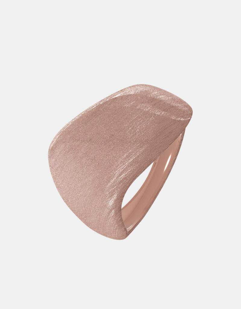 Ring, 14K Rose Gold, Matte Finish - Galaxy L