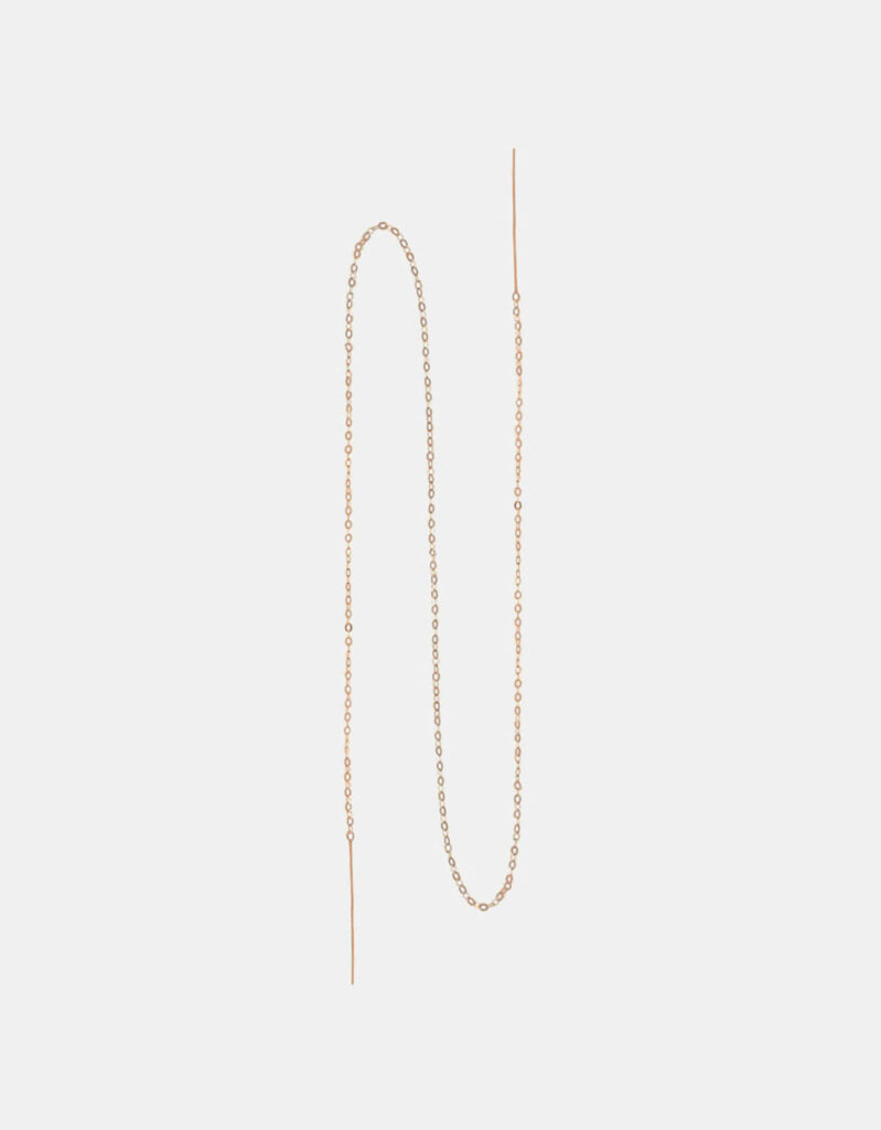 Single Earring, 925 Sterling Silver, Rose Gold Plated - Infinity