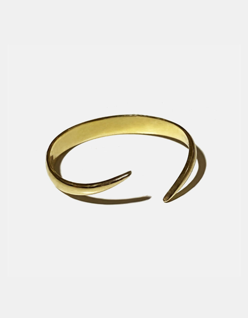 Pierścionek, 14K żółte złoto - Claws