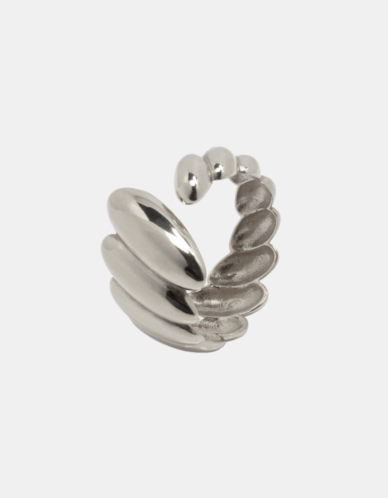 Cloud Ring in 14K white gold.