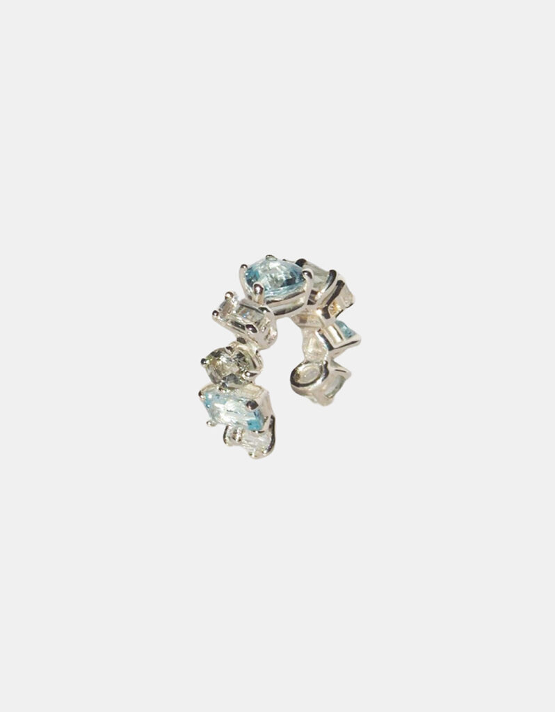 Ear Cuff, 925 Sterling Silver - Aurora