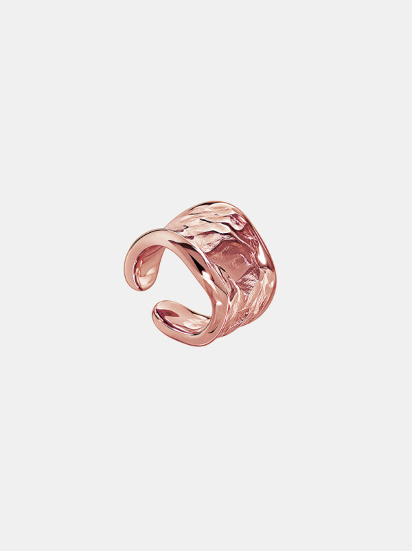Ear cuff, 925 silver, rose gold plating - Olimp