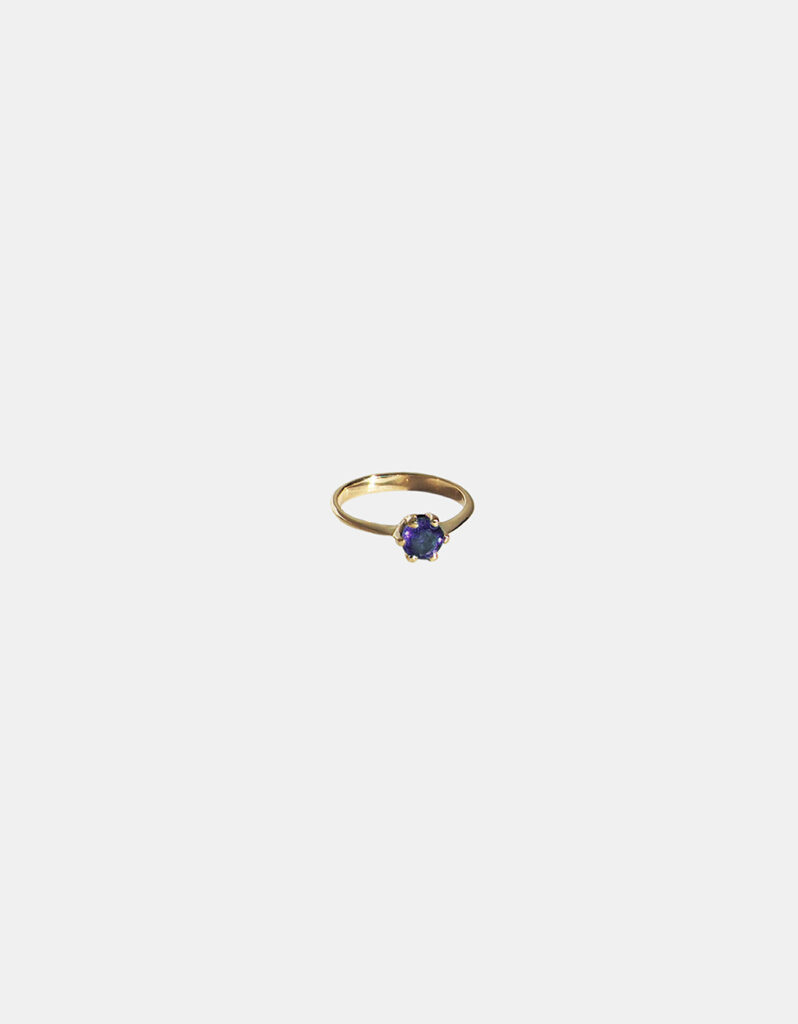 Zawieszka ze szafirem, 18K żółte złoto - Little Ring
