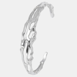 Bransoletka srebrna - Fluid