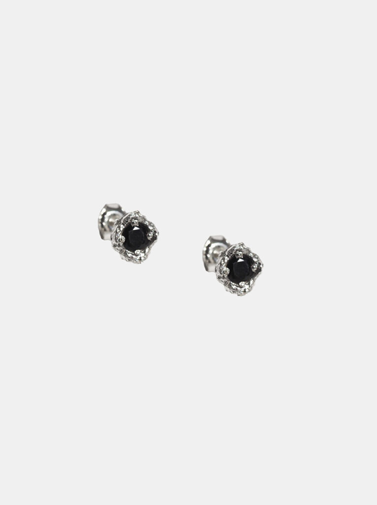 Kolczyki z onyksem, srebro 925 - Desire Studs