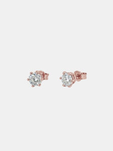 Kolczyki złote, diament lab - Classic Studs